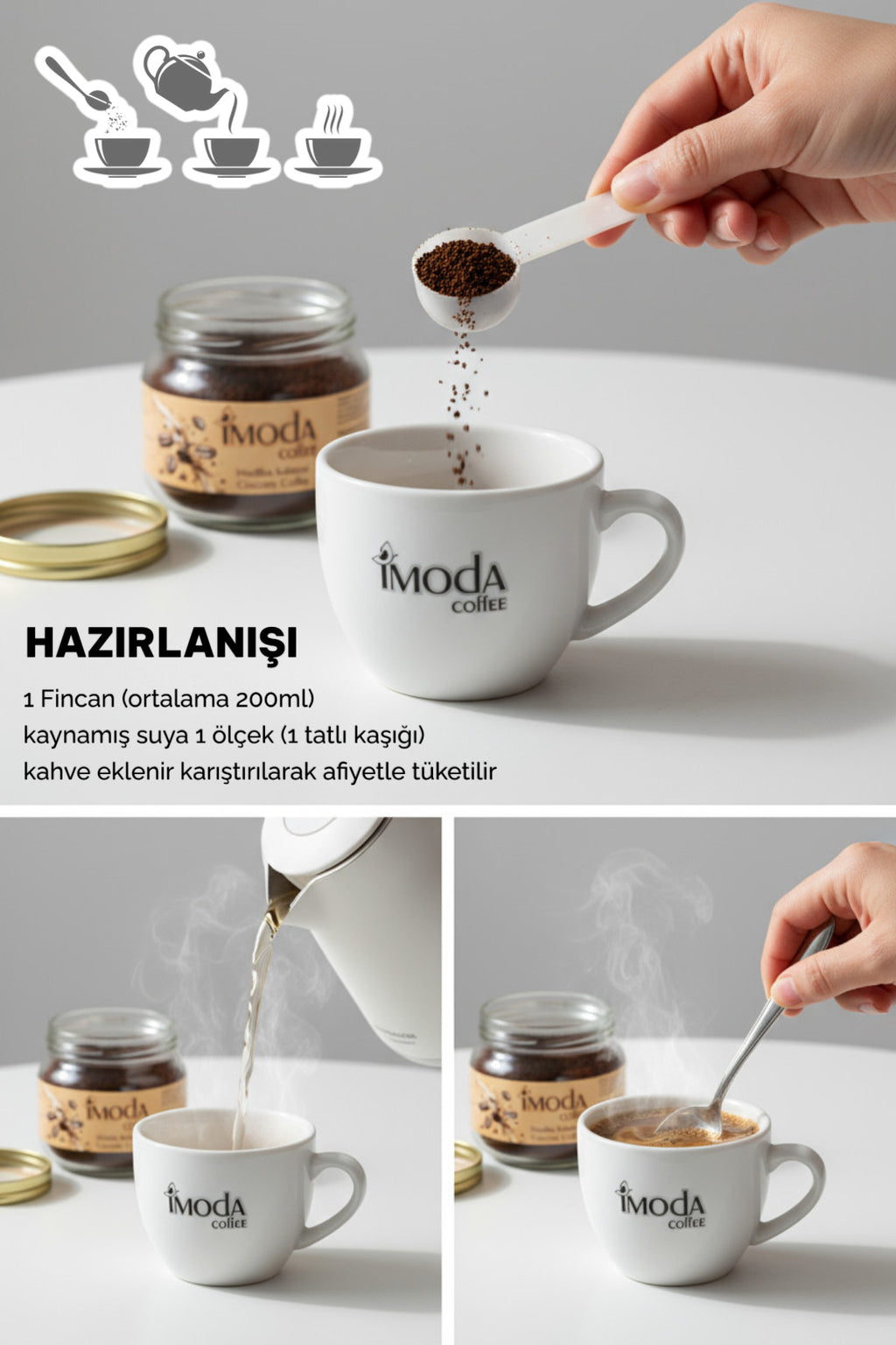Hindiba Kahvesi 150 gr Cam Kavanoz – 60 Kullanımlık Granül Kahve, Yumuşak İçim