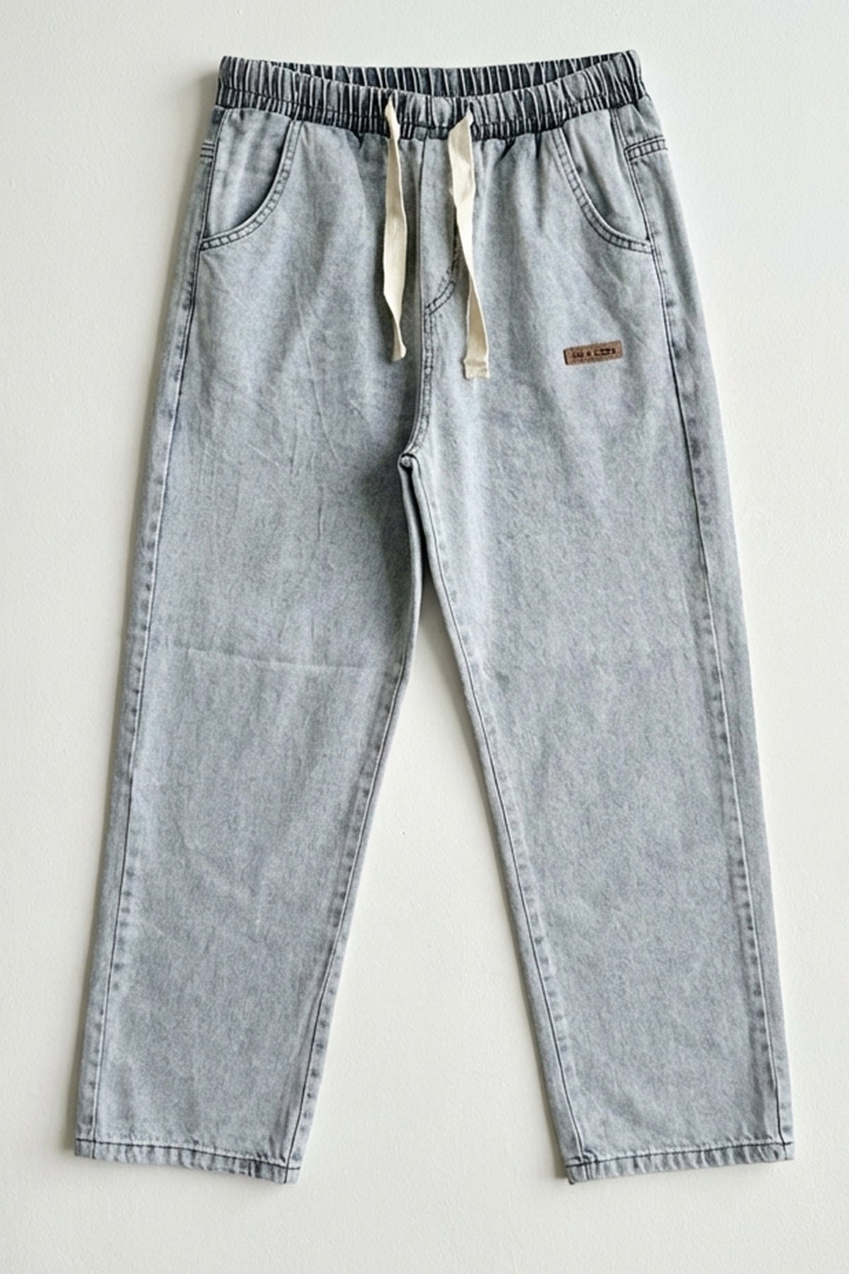 Erkek Rahat Kesim Denim Taş Pantolon