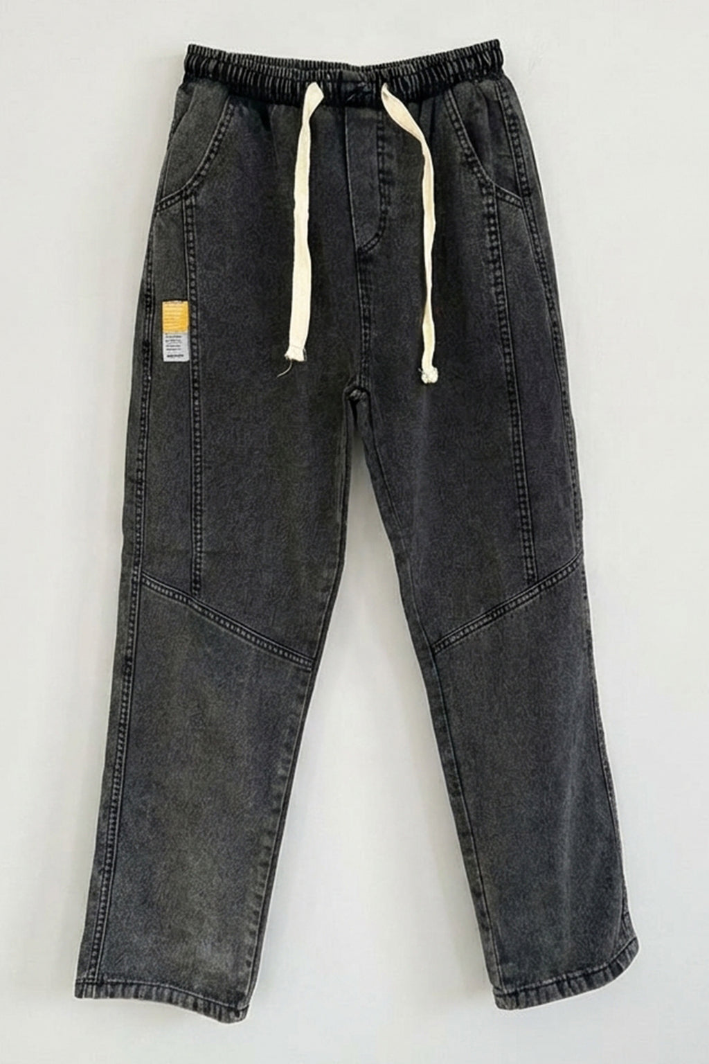 Erkek Rahat Kesim Denim Antrasit Pantolon