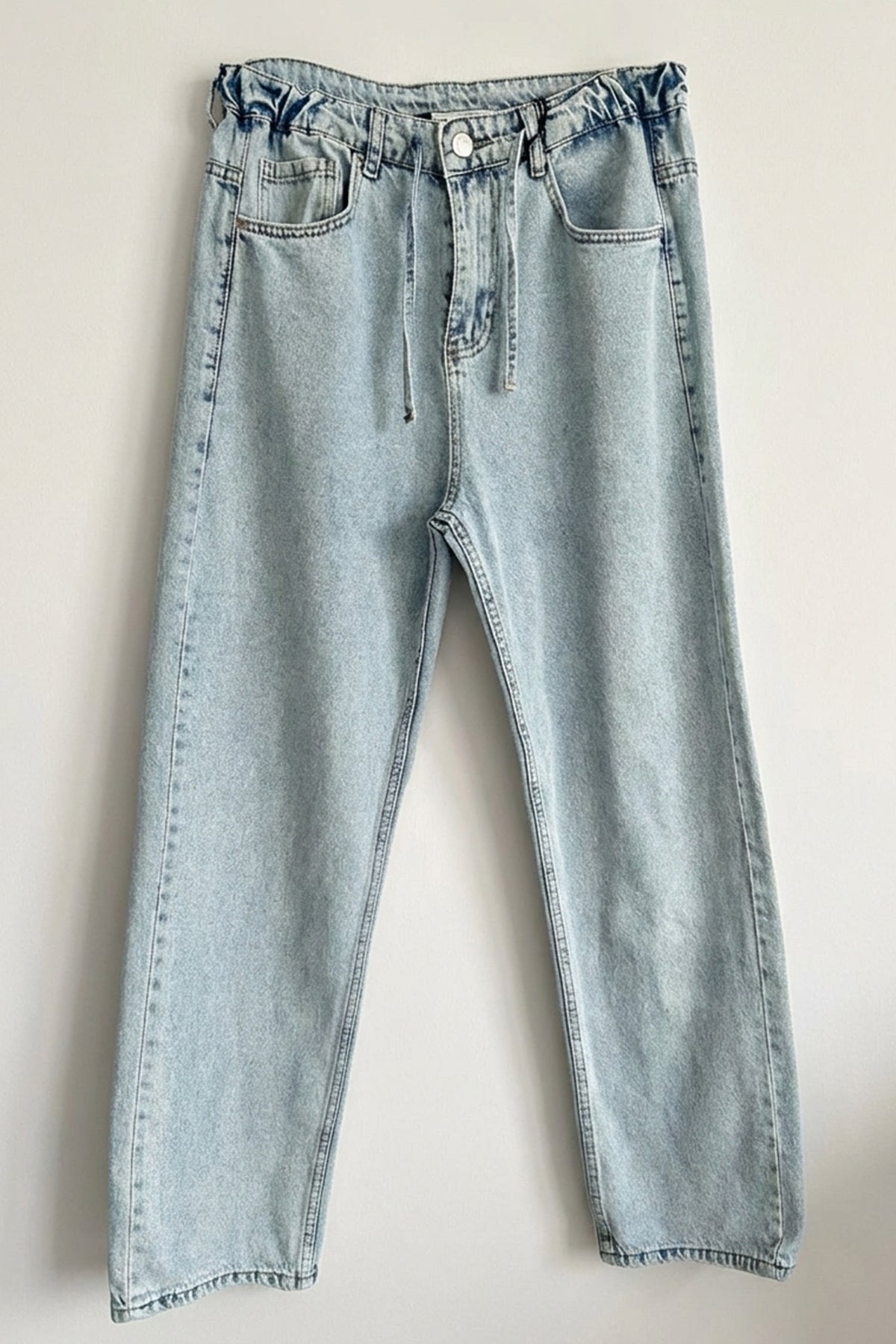 Erkek Rahat Kesim Denim Mavi Pantolon