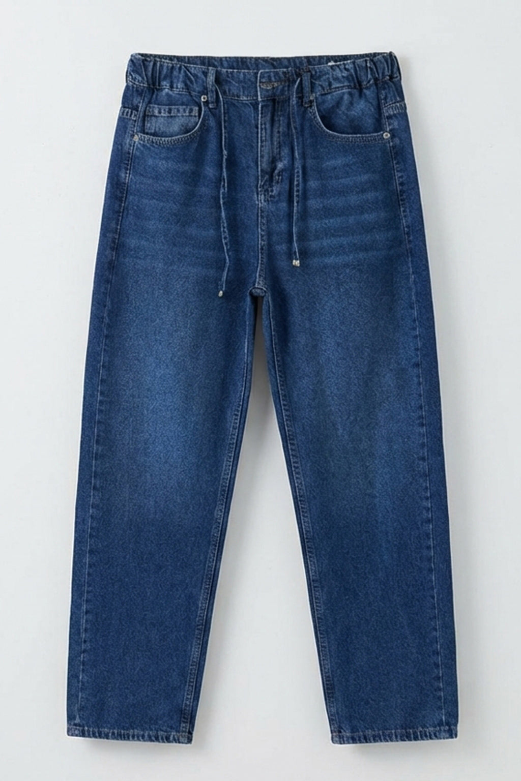 Erkek Rahat Kesim Denim Lacivert Pantolon
