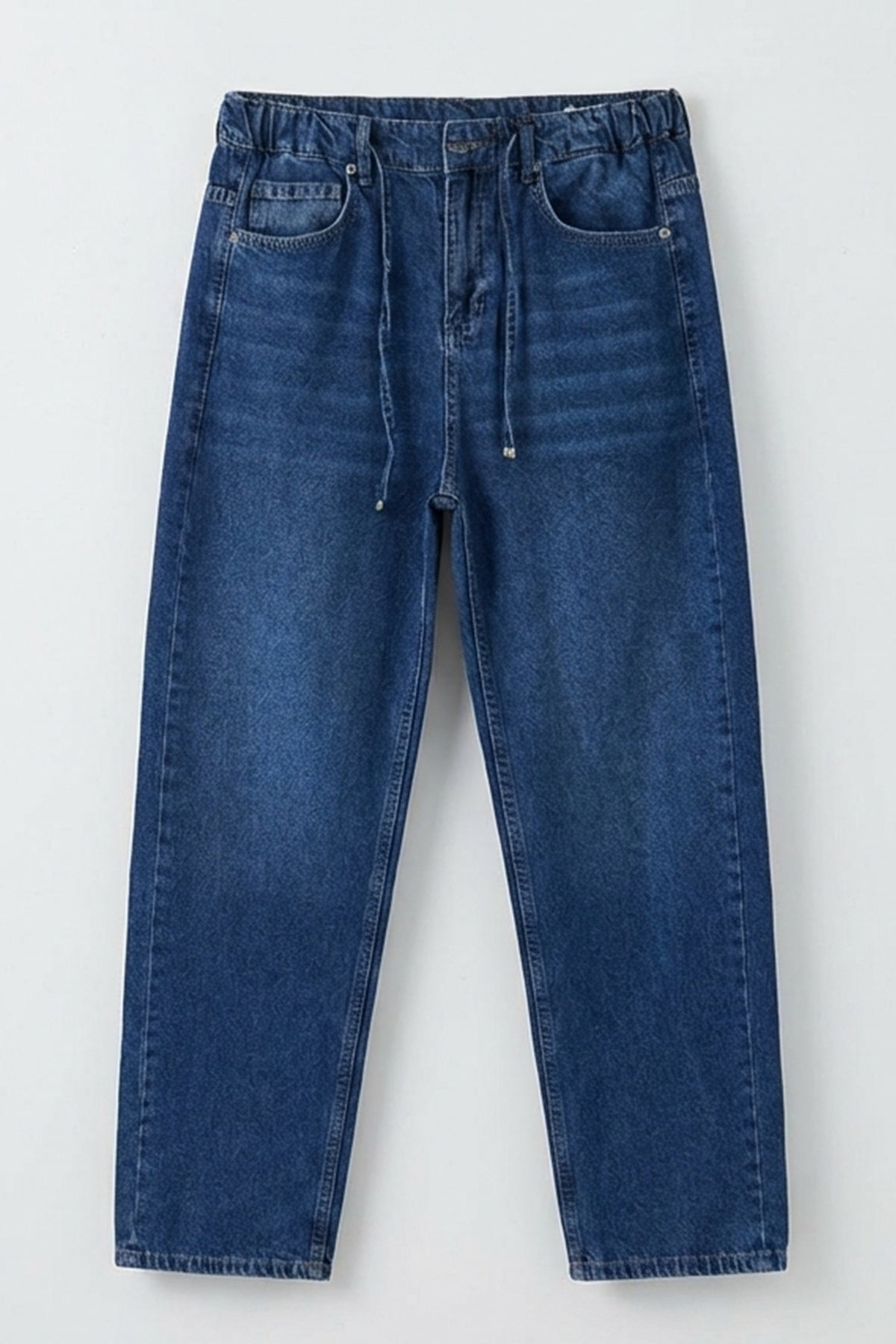 Erkek Rahat Kesim Denim Lacivert Pantolon