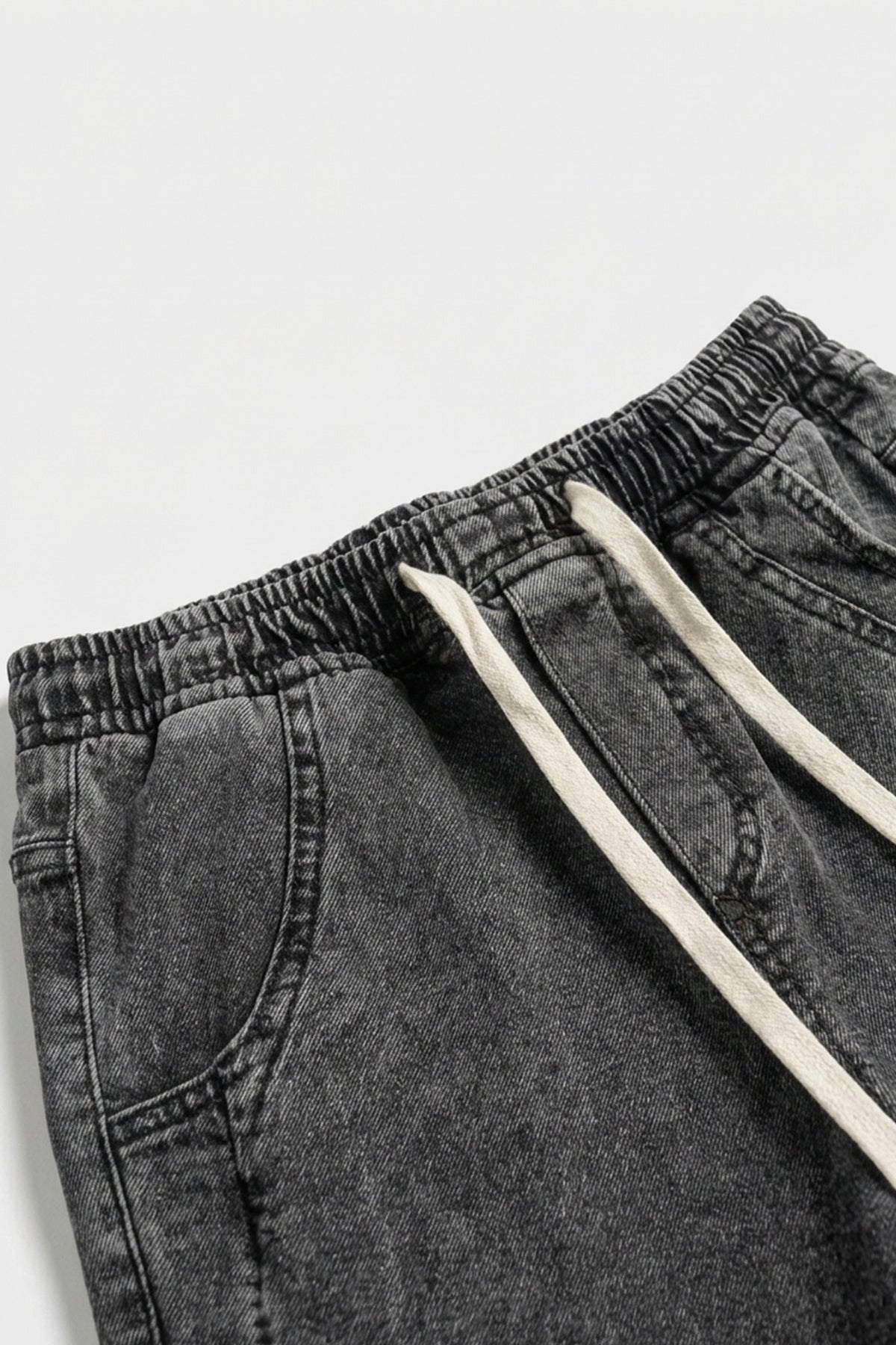 Erkek Rahat Kesim Baggy Denim Antrasit Pantolon