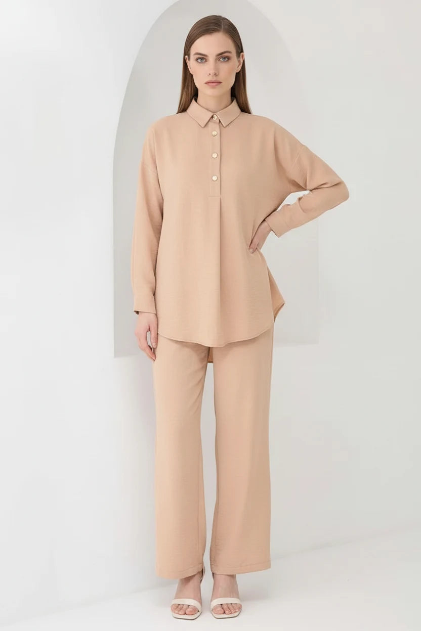 Kadın Oversize Kesim Vizon Takım