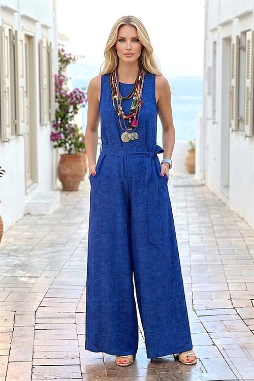 Saks Mavi Viskon Tulum - 1 Beden